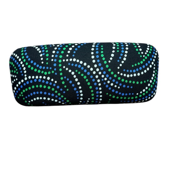 Vera Bradley - Hard Glasses Case black with dots boxER - Picture 1 of 7